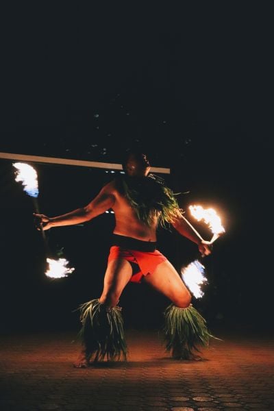 Fire Knife Dancer Maui Luau